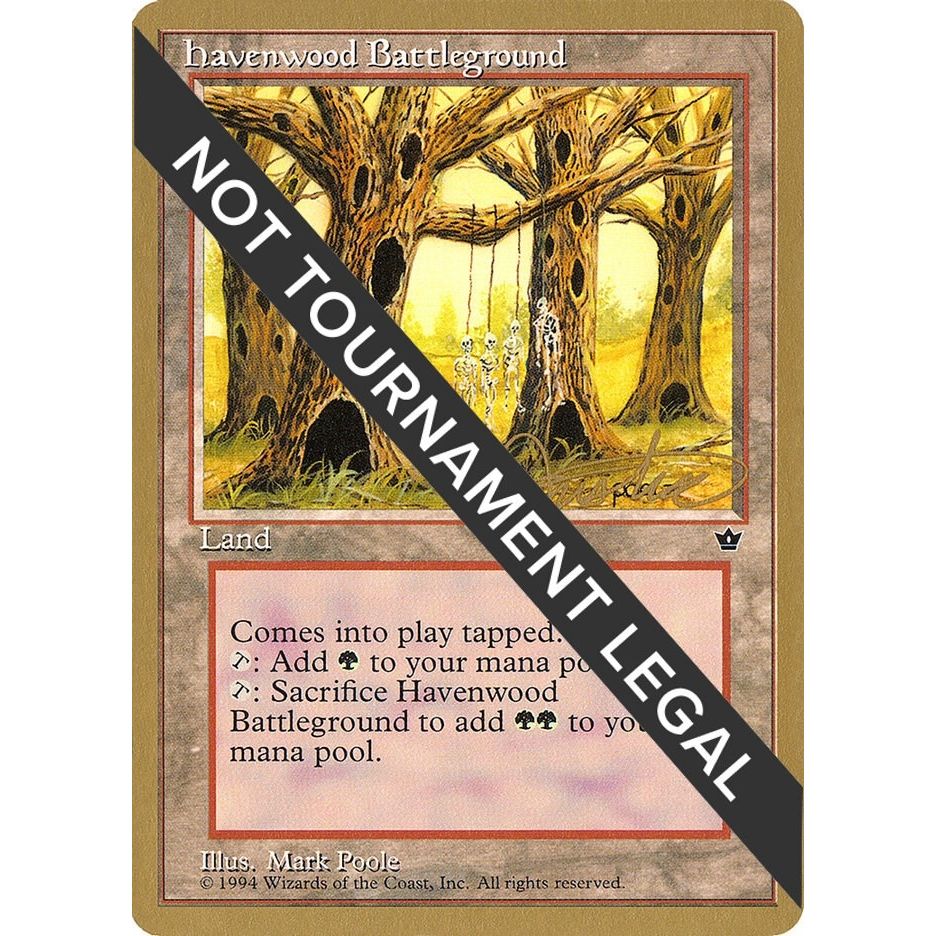Image for Havenwood Battleground - 1996 Mark Justice (FEM) (WCD) - Magic: The Gathering