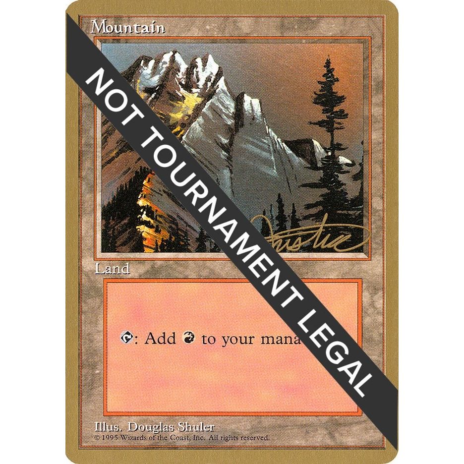 Image for Mountain (A) - 1996 Mark Justice (4ED) (WCD) - Magic: The Gathering