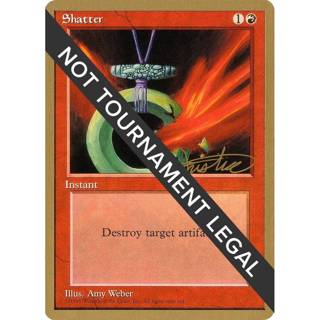 Image for Shatter - 1996 Mark Justice (4ED) (WCD) - Magic: The Gathering