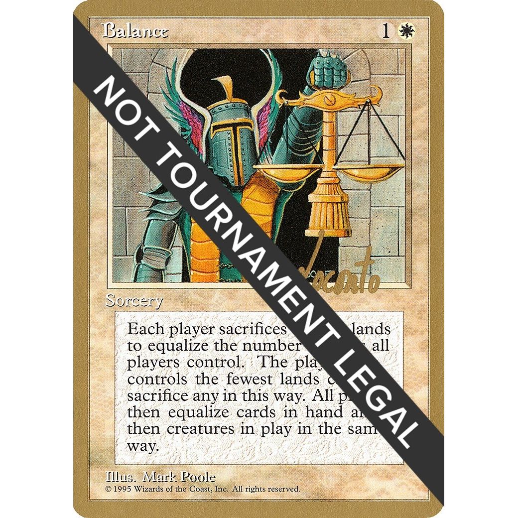 Image for Balance - 1996 Michael Loconto (4ED) (WCD) - Magic: The Gathering