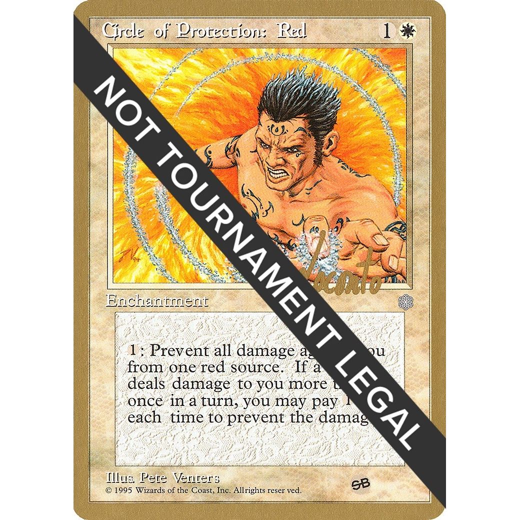 Image for Circle of Protection: Red - 1996 Michael Loconto (ICE) (SB) (WCD) - Magic: The Gathering