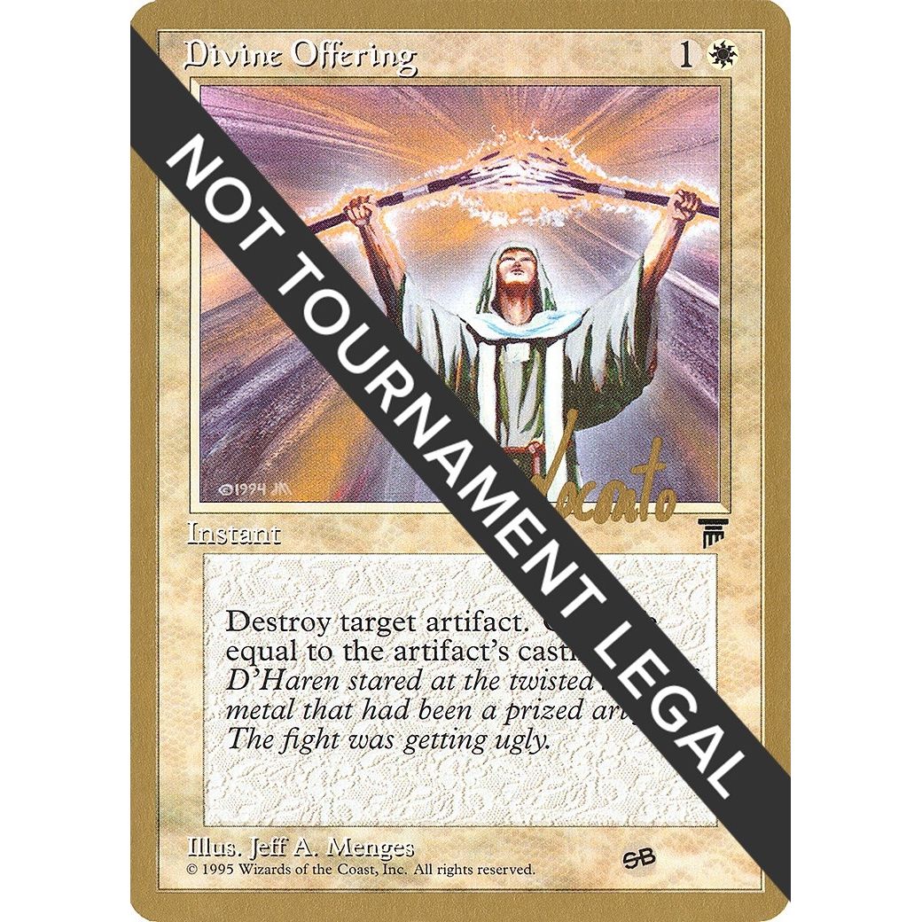Image for Divine Offering - 1996 Michael Loconto (LEG) (SB) (WCD) - Magic: The Gathering
