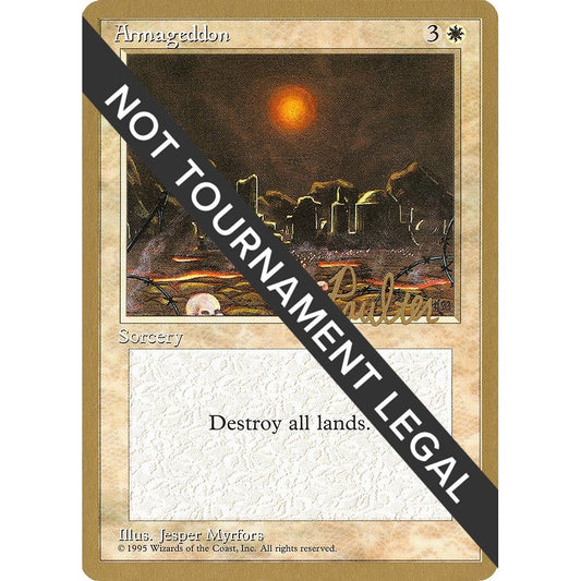 Image for Armageddon - 1996 Preston Poulter (4ED) (WCD) - Magic: The Gathering