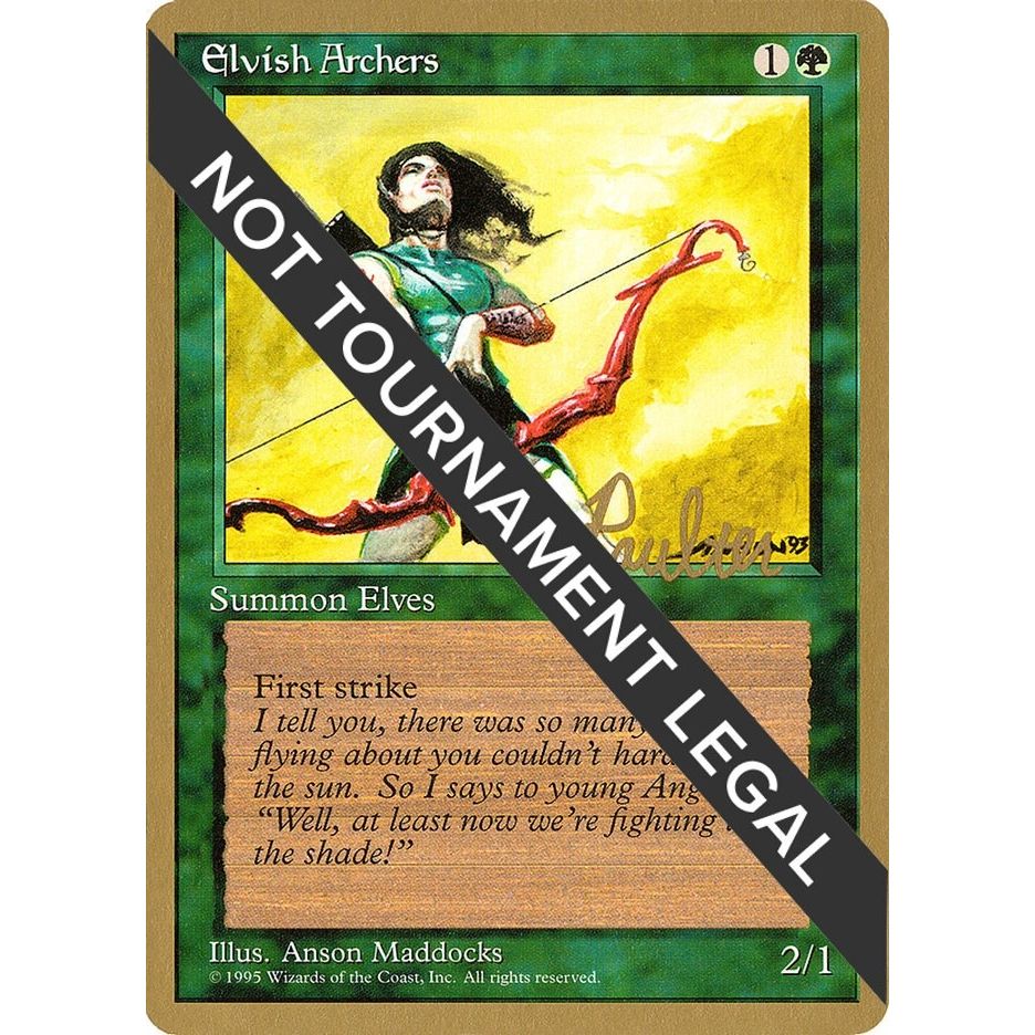 Image for Elvish Archers - 1996 Preston Poulter (4ED) (WCD) - Magic: The Gathering