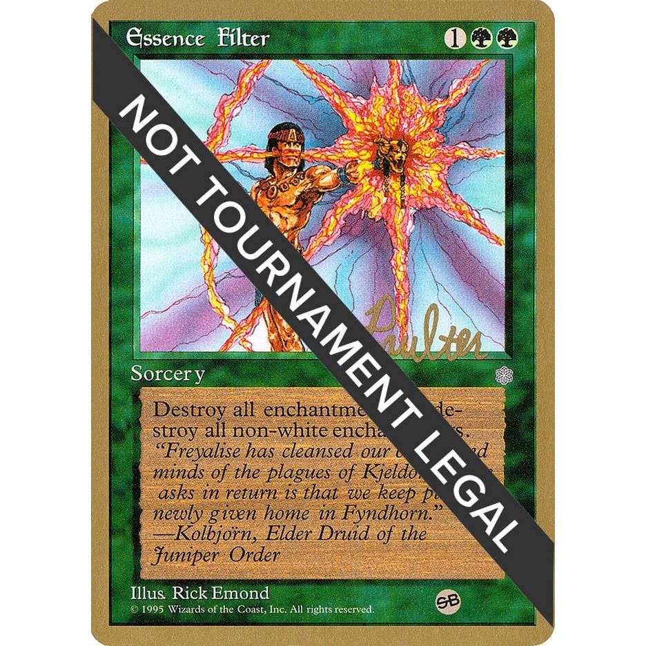 Image for Essence Filter - 1996 Preston Poulter (ICE) (SB) (WCD) - Magic: The Gathering