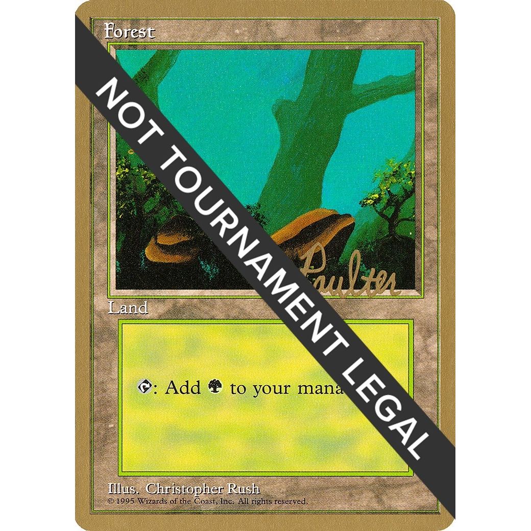 Image for Forest (A) - 1996 Preston Poulter (4ED) (WCD) - Magic: The Gathering