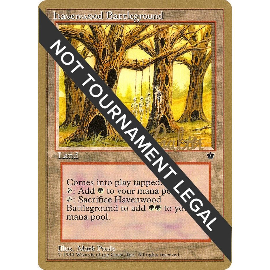 Image for Havenwood Battleground - 1996 Preston Poulter (FEM) (WCD) - Magic: The Gathering