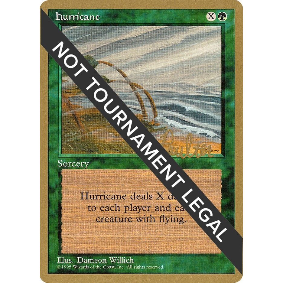 Image for Hurricane - 1996 Preston Poulter (4ED) (WCD) - Magic: The Gathering