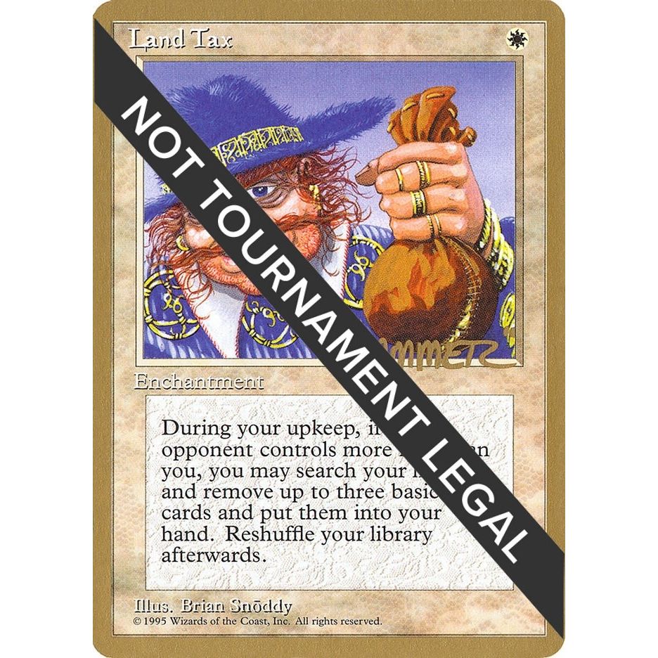 Image for Land Tax - 1996 Preston Poulter (4ED) (WCD) - Magic: The Gathering