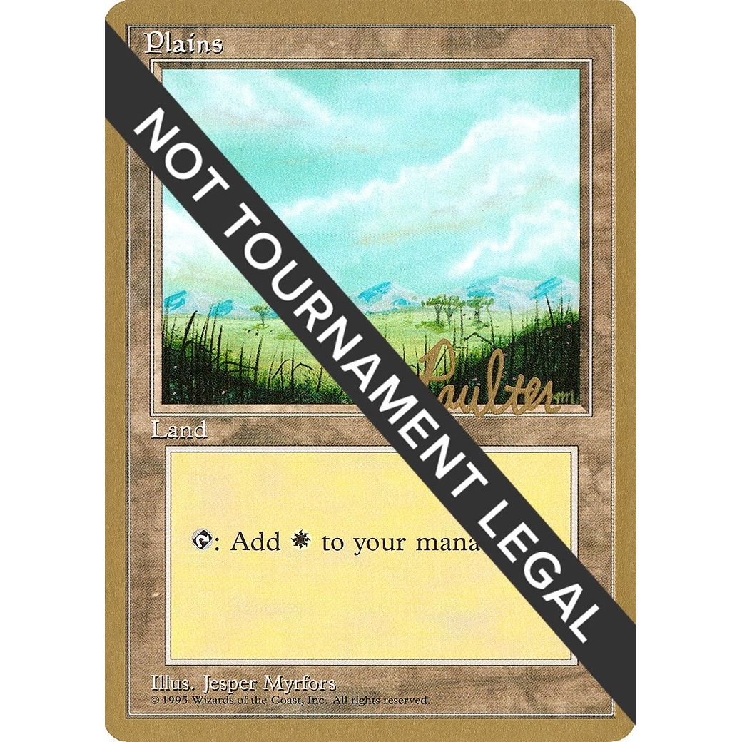 Image for Plains (B) - 1996 Preston Poulter (4ED) (WCD) - Magic: The Gathering