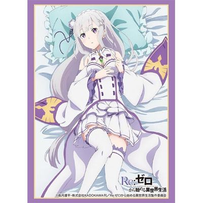 Image for Bushiroad Sleeve Collection HG Vol.1140: Re:ZERO - Emilia (60-Pack) - Card Sleeves