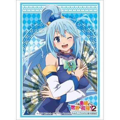 Image for Bushiroad Sleeve Collection HG Vol.1423: KonoSuba 2 - Aqua (60-Pack) - Card Sleeves