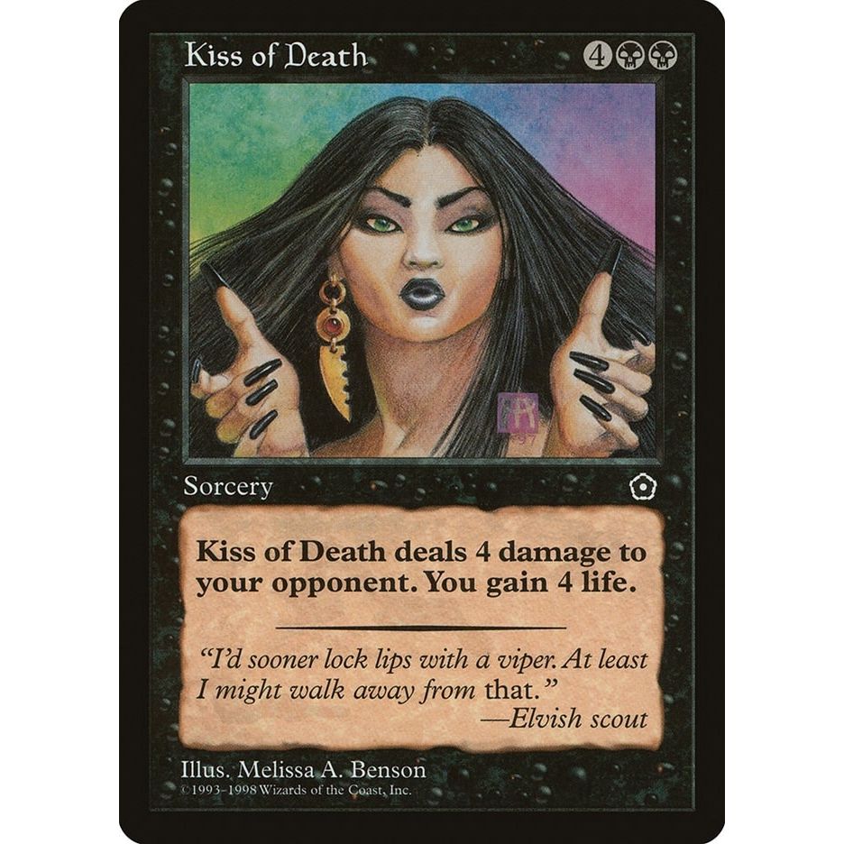 Image for Kiss of Death (P02) - Magic: The Gathering