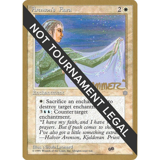 Image for Arenson's Aura - 1996 Shawn "Hammer" Regnier (ICE) (SB) (WCD) - Magic: The Gathering
