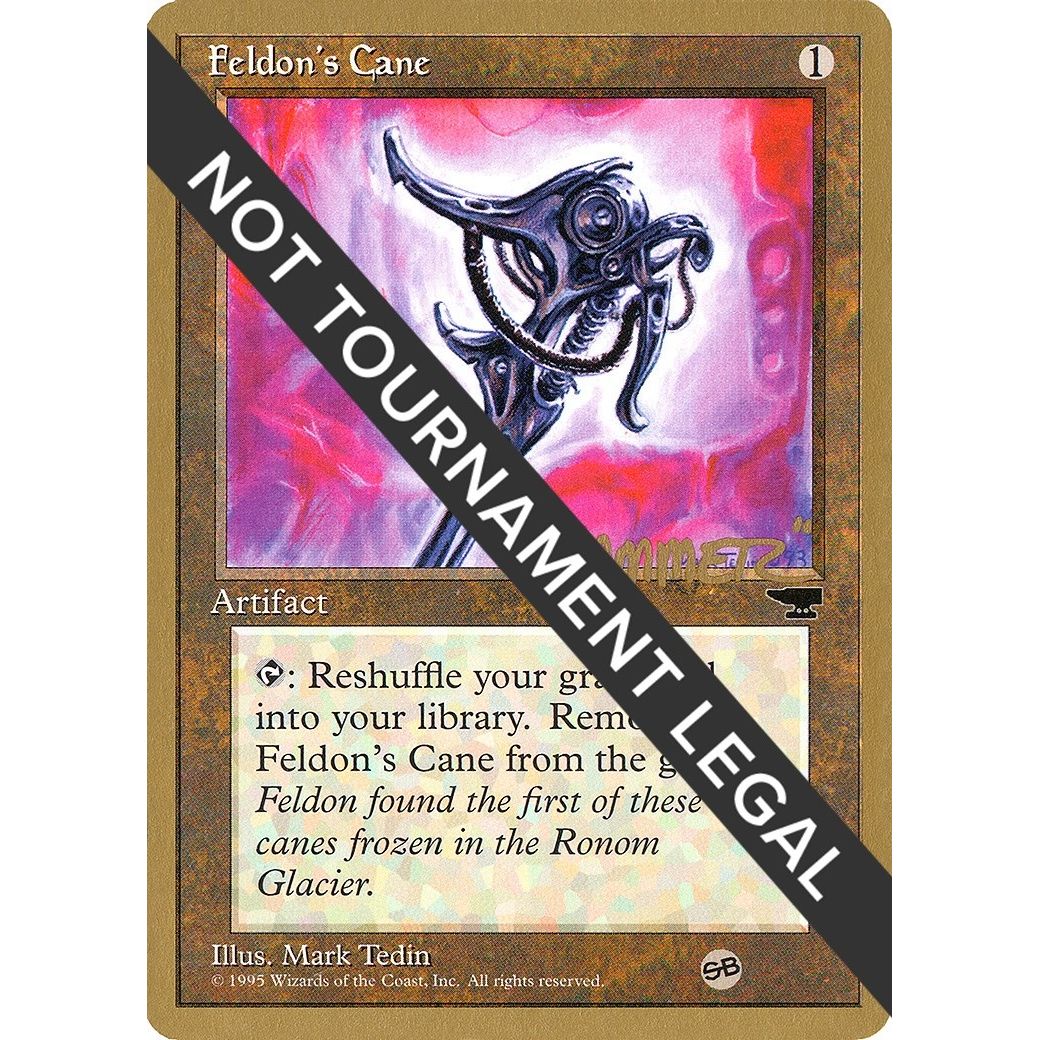 Image for Feldon's Cane - 1996 Shawn "Hammer" Regnier (CHR) (SB) (WCD) - Magic: The Gathering