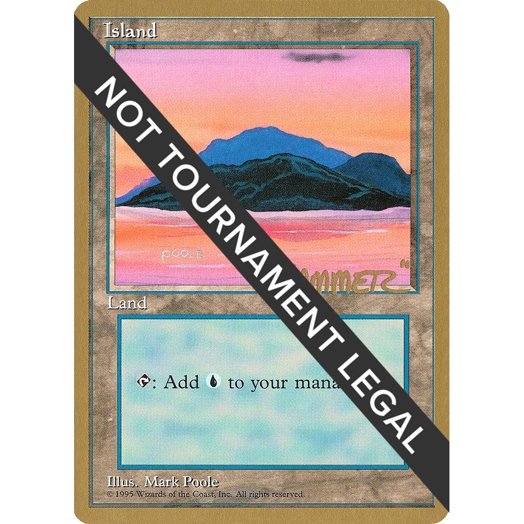 Image for Island (C) - 1996 Shawn "Hammer" Regnier (4ED) (WCD) - Magic: The Gathering