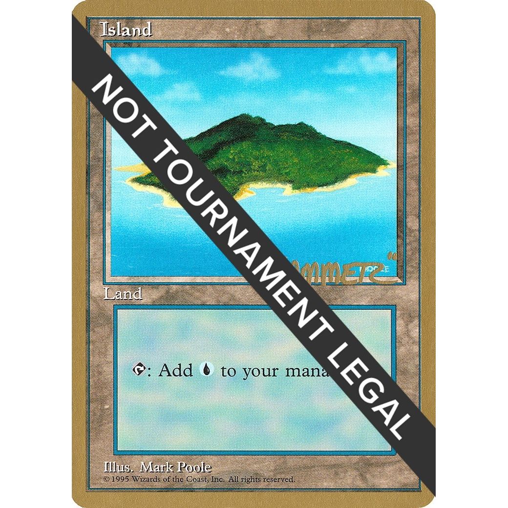 Image for Island (B) - 1996 Shawn "Hammer" Regnier (4ED) (WCD) - Magic: The Gathering