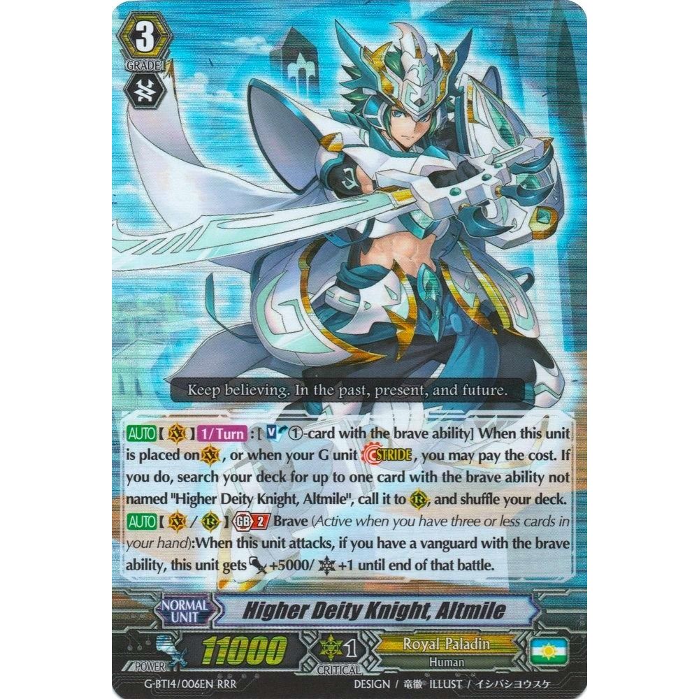 Image for Higher Deity Knight, Altmile (G-BT14/006EN) (G-BT14) - Cardfight Vanguard