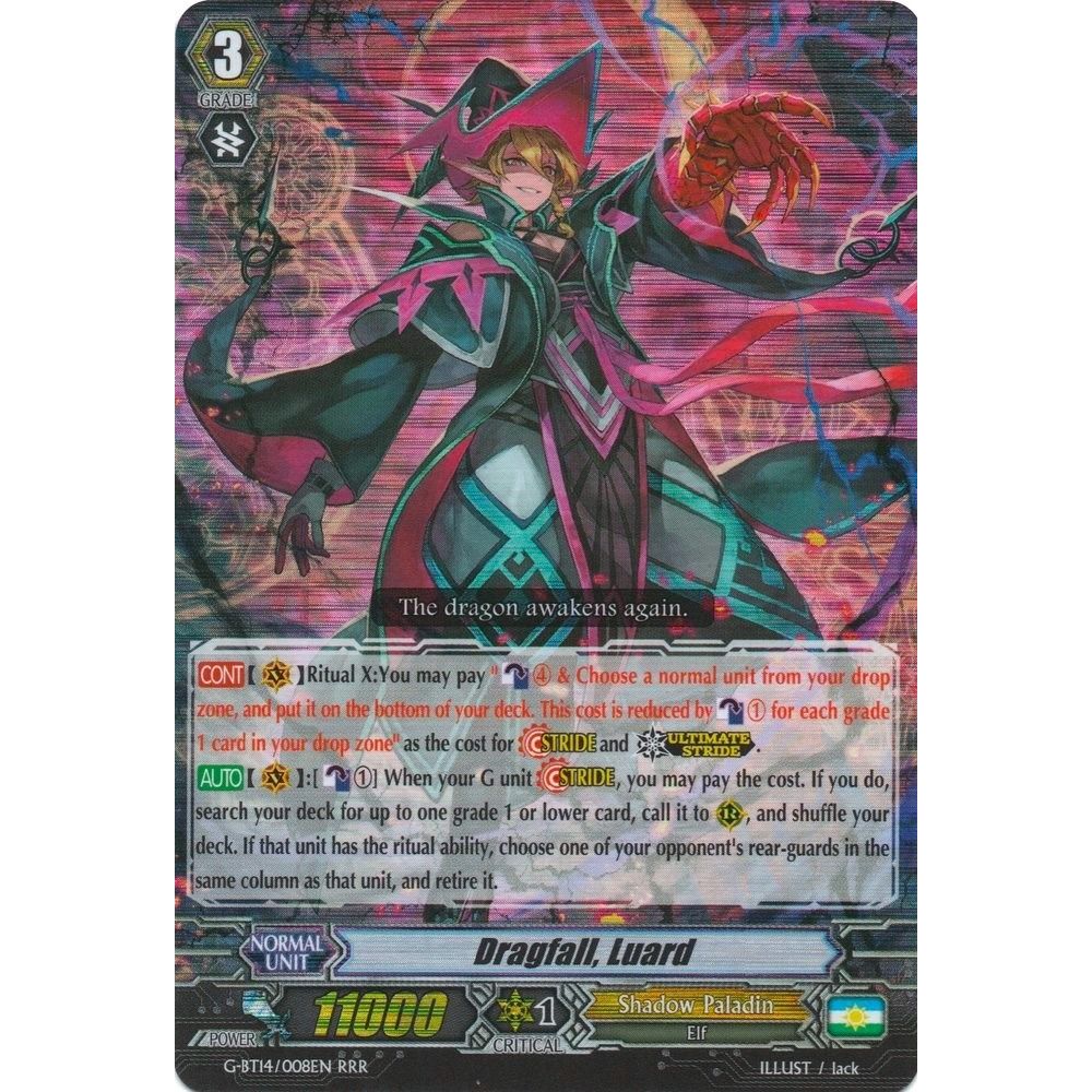 Image for Dragfall, Luard (G-BT14/008EN) (G-BT14) - Cardfight Vanguard