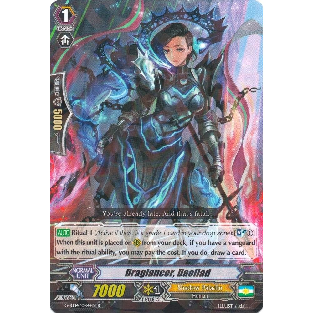 Image for Draglancer, Daellad (G-BT14/034EN) (G-BT14) - Cardfight Vanguard