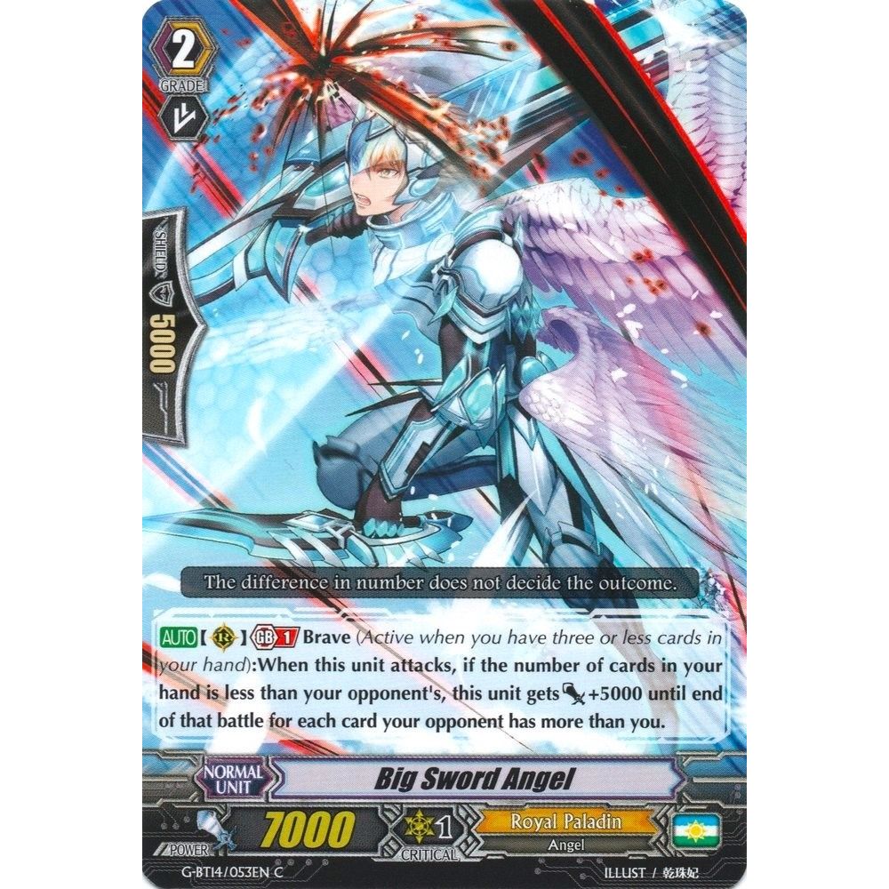 Image for Big Sword Angel (G-BT14/053EN) (G-BT14) - Cardfight Vanguard