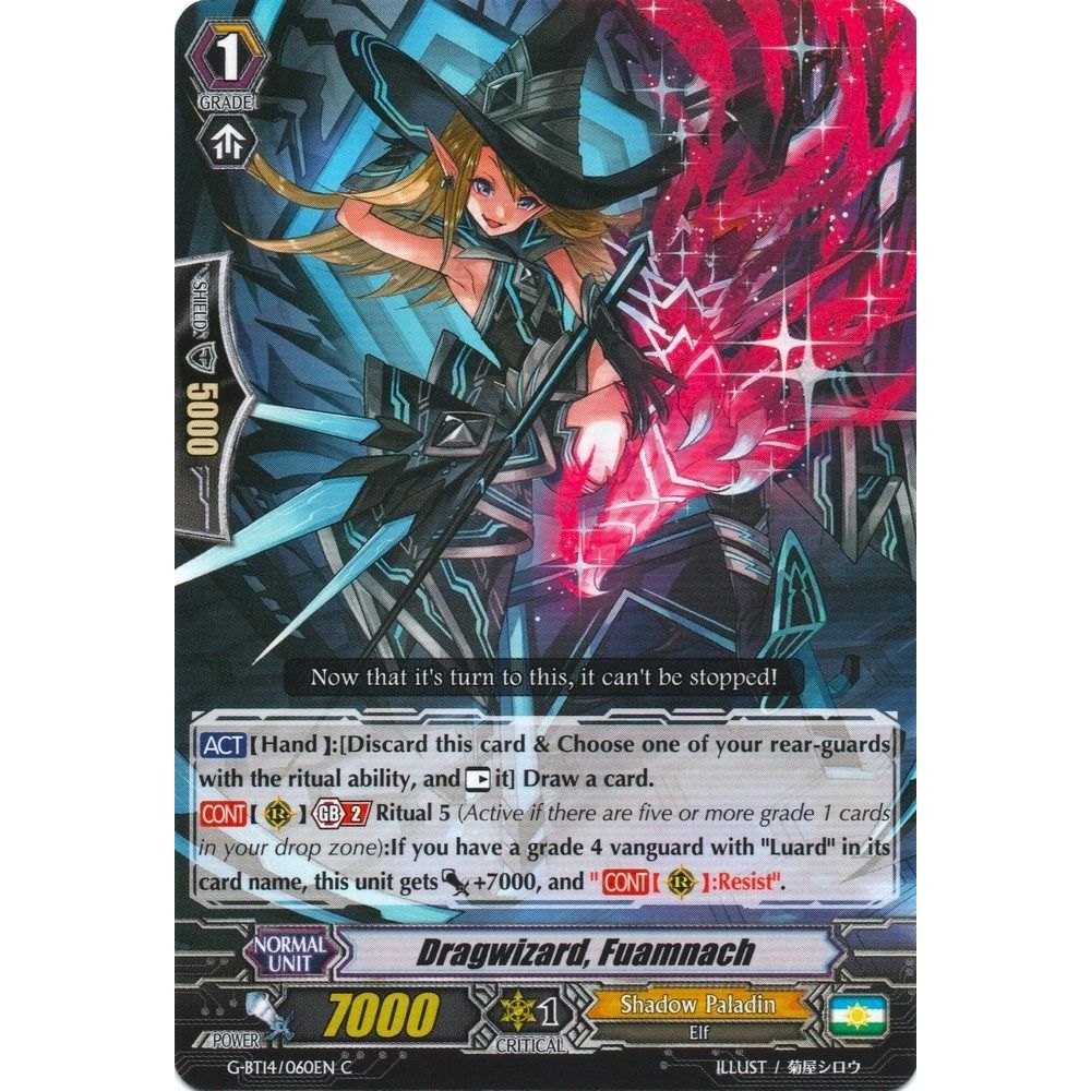 Image for Dragwizard, Fuamnach (G-BT14/060EN) (G-BT14) - Cardfight Vanguard