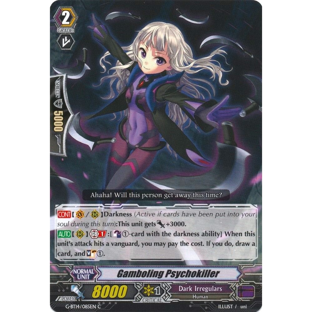 Image for Gamboling Psychokiller (G-BT14/085EN) (G-BT14) - Cardfight Vanguard