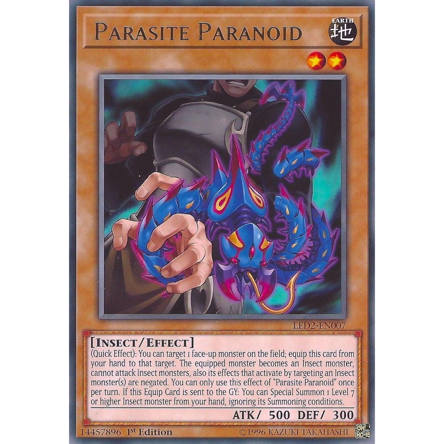Image for Parasite Paranoid (LED2-EN007) (LDAM) - YuGiOh