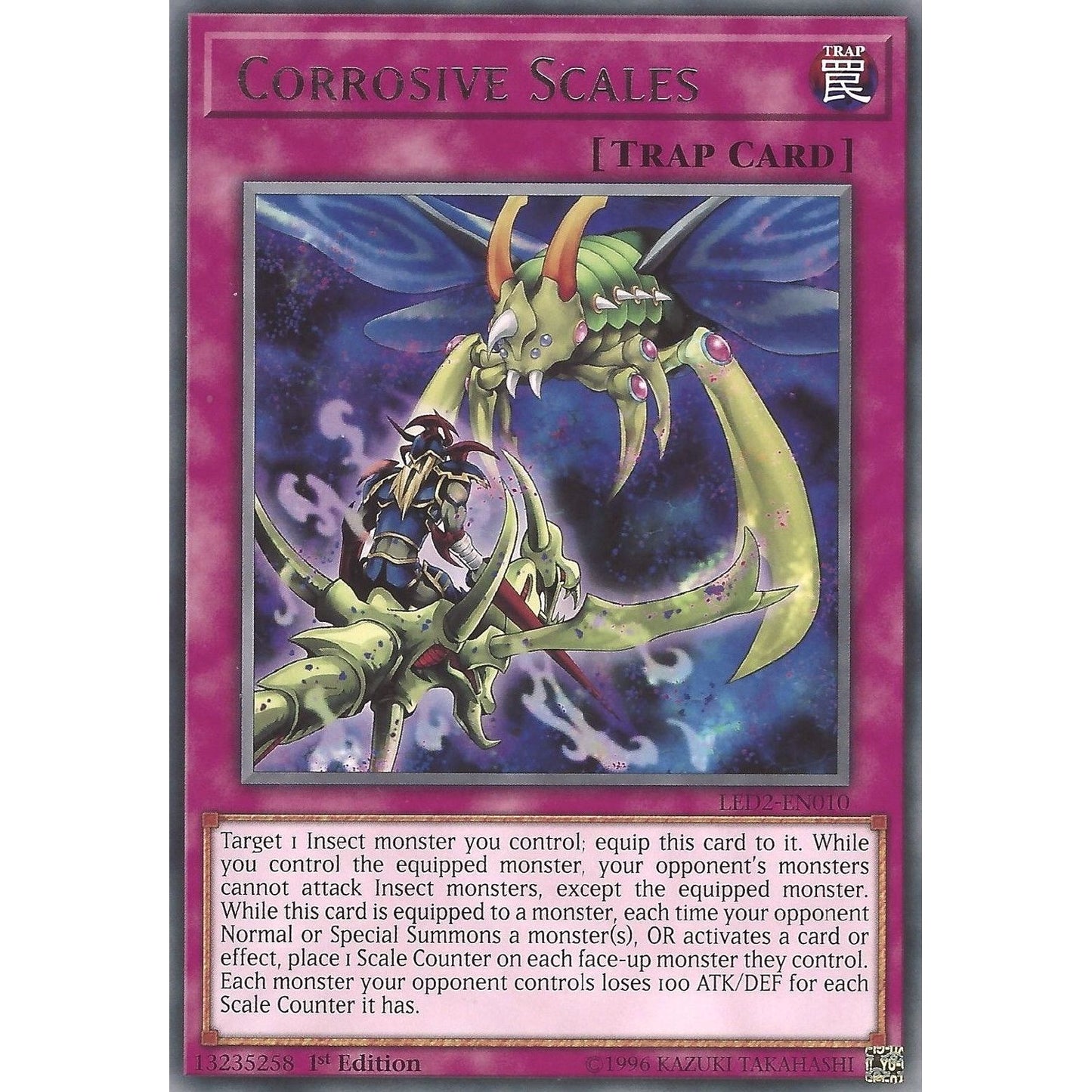 Image for Corrosive Scales (LED2-EN010) (LDAM) - YuGiOh