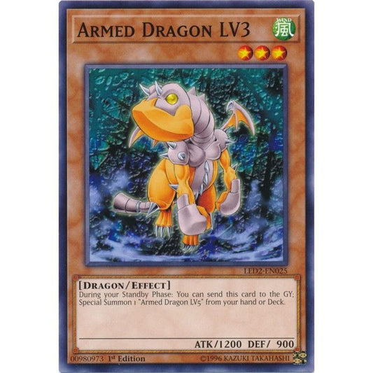 Image for Armed Dragon LV3 (LED2-EN025) (LDAM) - YuGiOh