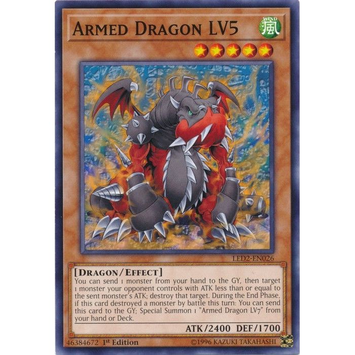 Image for Armed Dragon LV5 (LED2-EN026) (LDAM) - YuGiOh