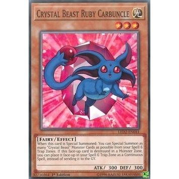Image for Crystal Beast Ruby Carbuncle (LED2-EN041) (LDAM) - YuGiOh