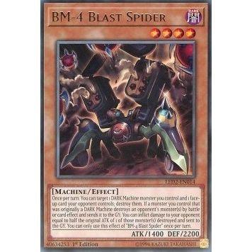 Image for BM-4 Blast Spider (LED2-EN014) (LDAM) - YuGiOh