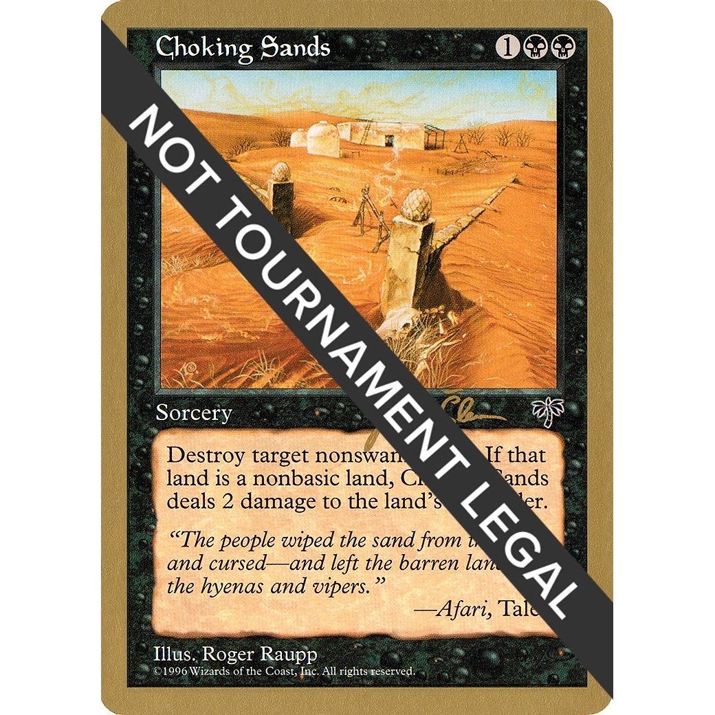 Image for Choking Sands - 1997 Jakub Slemr (MIR) (WCD) - Magic: The Gathering