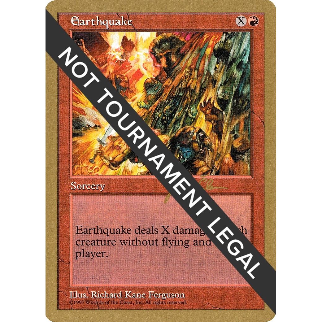 Image for Earthquake - 1997 Jakub Slemr (5ED) (WCD) - Magic: The Gathering