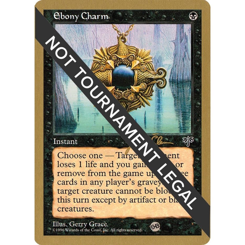 Image for Ebony Charm - 1997 Jakub Slemr (MIR) (SB) (WCD) - Magic: The Gathering