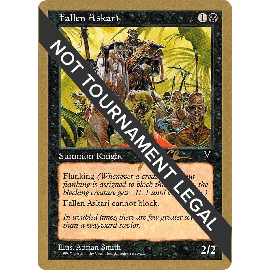 Image for Fallen Askari - 1997 Jakub Slemr (VIS) (WCD) - Magic: The Gathering