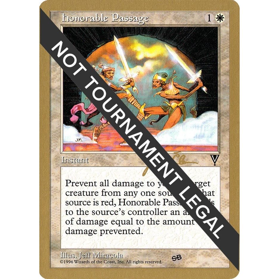 Image for Honorable Passage - 1997 Jakub Slemr (VIS) (SB) (WCD) - Magic: The Gathering