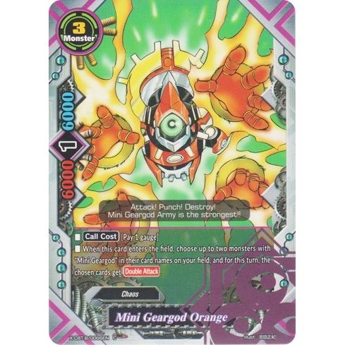 Image for Mini Geargod Orange (X-CBT-B/0066EN) (X-CBT) - Future Card BuddyFight