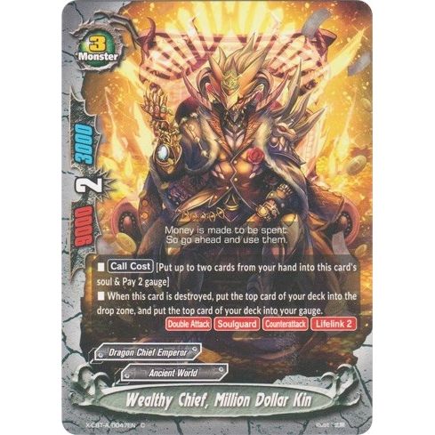 Image for Wealthy Chief, Million Dollar Kin (X-CBT-A/0047EN) (X-CBT) - Future Card BuddyFight