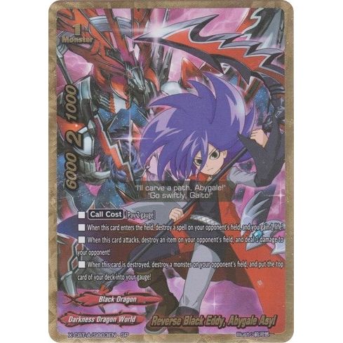 Image for Reverse Black Eddy, Abygale Asyl (SP) (X-CBT-A/S003EN) (X-CBT) - Future Card BuddyFight