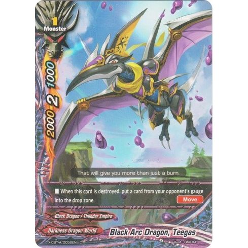 Image for Black Arc Dragon, Teegas (X-CBT-A/0056EN) (X-CBT) - Future Card BuddyFight