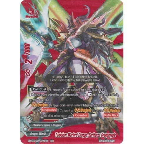 Image for Turbulent Warlord Dragon, Barlbatzz Dragoroyale (BR) (X-CBT-A/BR01EN) (X-CBT) - Future Card BuddyFight