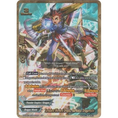 Image for Turbulent Warlord Dragon, Barlbatzz Dragoroyale (SP) (X-CBT-A/S001EN) (X-CBT) - Future Card BuddyFight