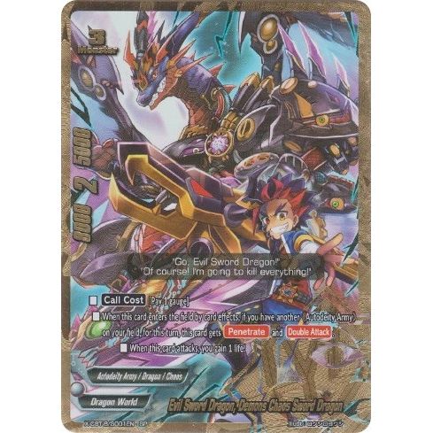 Image for Evil Sword Dragon, Demons Chaos Sword Dragon (SP) (X-CBT-B/S001EN) (X-CBT) - Future Card BuddyFight