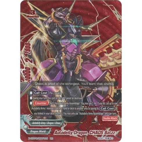 Image for Autodeity Dragon, CHAOS Batzz (BR) (X-CBT-B/BR01EN) (X-CBT) - Future Card BuddyFight