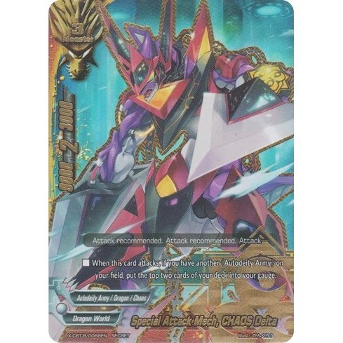Image for Special Attack Mech, CHAOS Delta (X-CBT-B/0068EN) (X-CBT) - Future Card BuddyFight