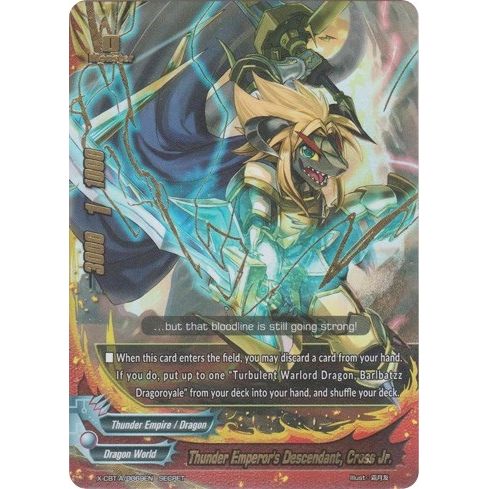 Image for Thunder Emperor's Descendant, Cross Jr. (X-CBT-A/0069EN) (X-CBT) - Future Card BuddyFight