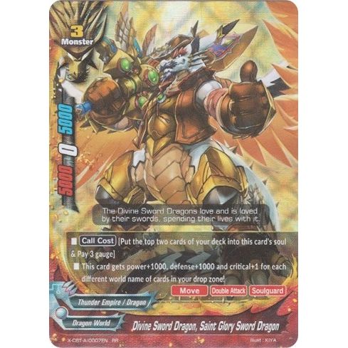 Image for Divine Sword Dragon, Saint Glory Sword Dragon (X-CBT-A/0007EN) (X-CBT) - Future Card BuddyFight