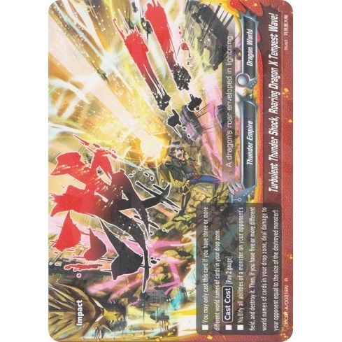 Image for Turbulent Thunder Shock, Roaring Dragon X Tempest Wave! (X-CBT-A/0021EN) (X-CBT) - Future Card BuddyFight